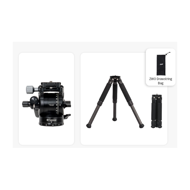 ZWO Carbon-Dreibeinstativ TC20+TH10 Seestar Smart Telescope