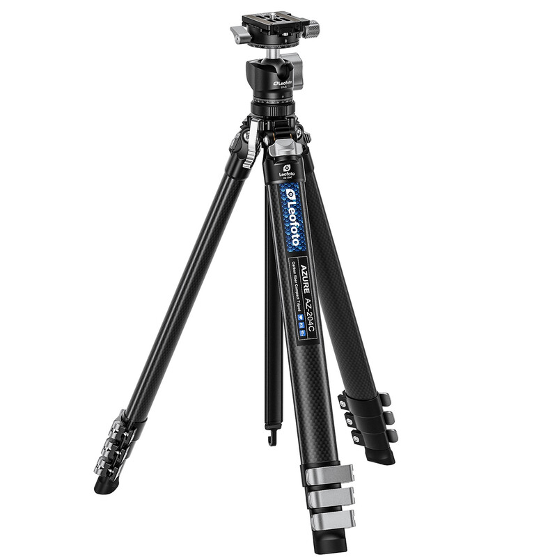 Leofoto Carbon-Dreibeinstativ Azure AZ-204C + Kugelkopf LH-25R