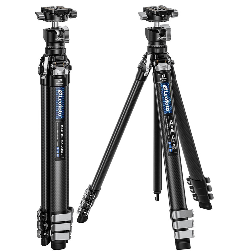 Leofoto Carbon-Dreibeinstativ Azure AZ-204C + Kugelkopf LH-25R