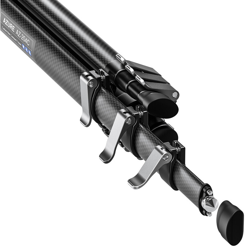 Leofoto Carbon-Dreibeinstativ Azure AZ-204C + Kugelkopf LH-25R