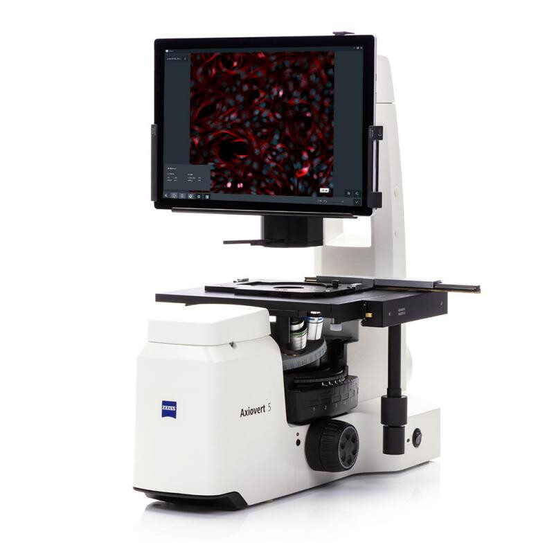 Microscope ZEISS Axiovert 5 Digital, PH, FL, 50-400x, 0,4 NA, LED, 5 MP, mono