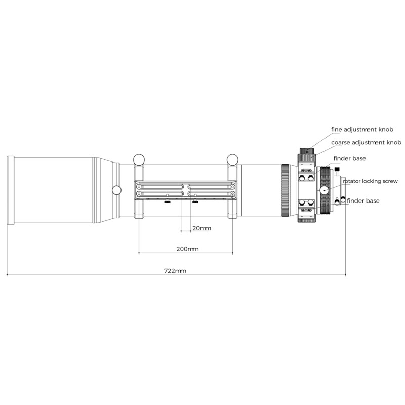 Askar Apochromatischer Refraktor AP 120/840 Triplet OTA