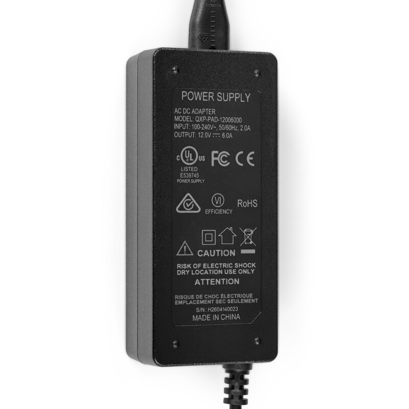 Omegon Bloc d'alimentation universel européen 12 V/6 A avec prise allume-cigare