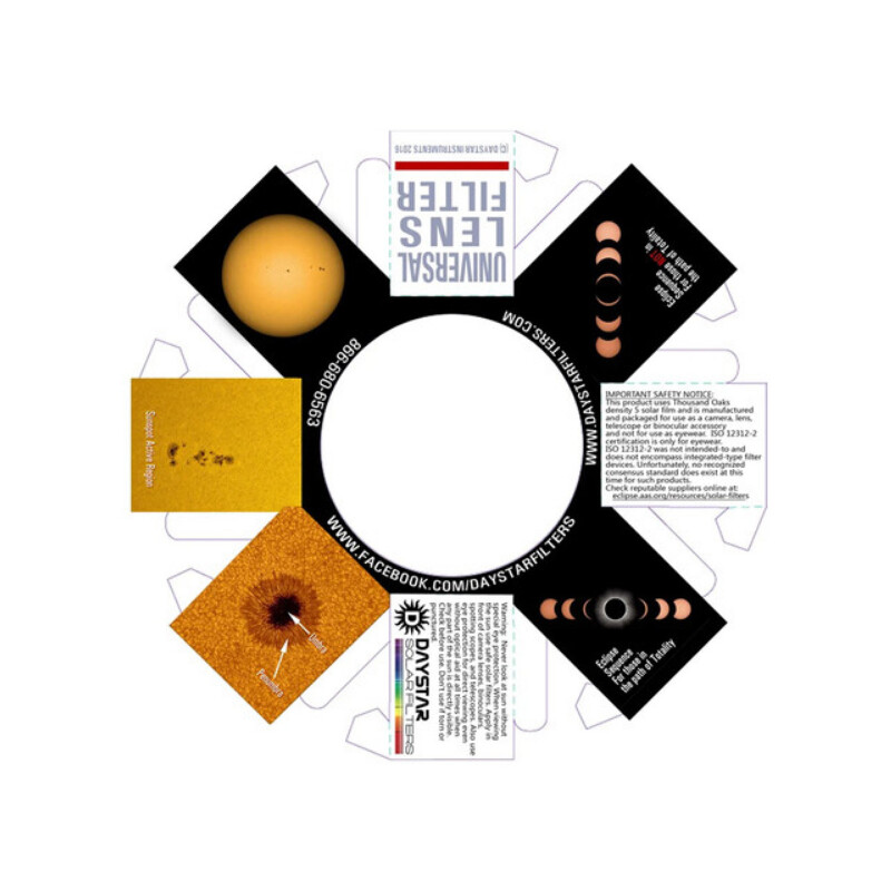 Filtres solaires DayStar White-Light Universal Lens (90-109 mm)