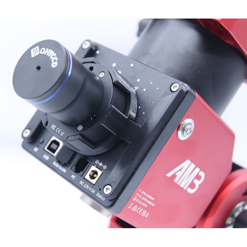 Astroprints Adapter für Polemaster an ZWO-AM3 Montierung