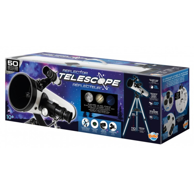 Buki Télescope réflecteur 50 activités