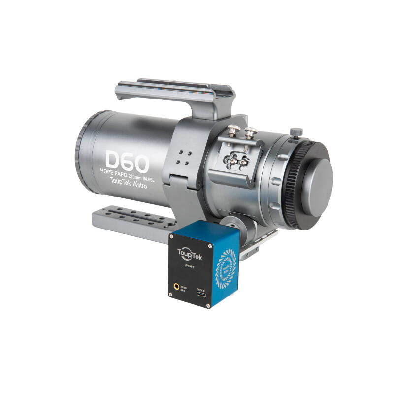 Lunette apochromatique ToupTek HOPE D60 60/280 Tilter
