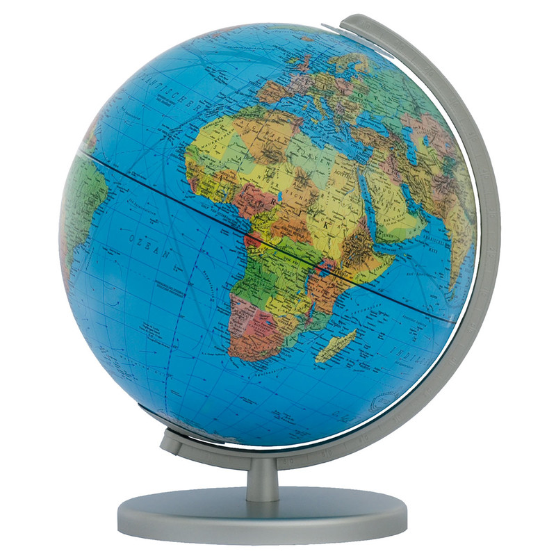 Globe Columbus Duplex argent 30cm (Anglais)