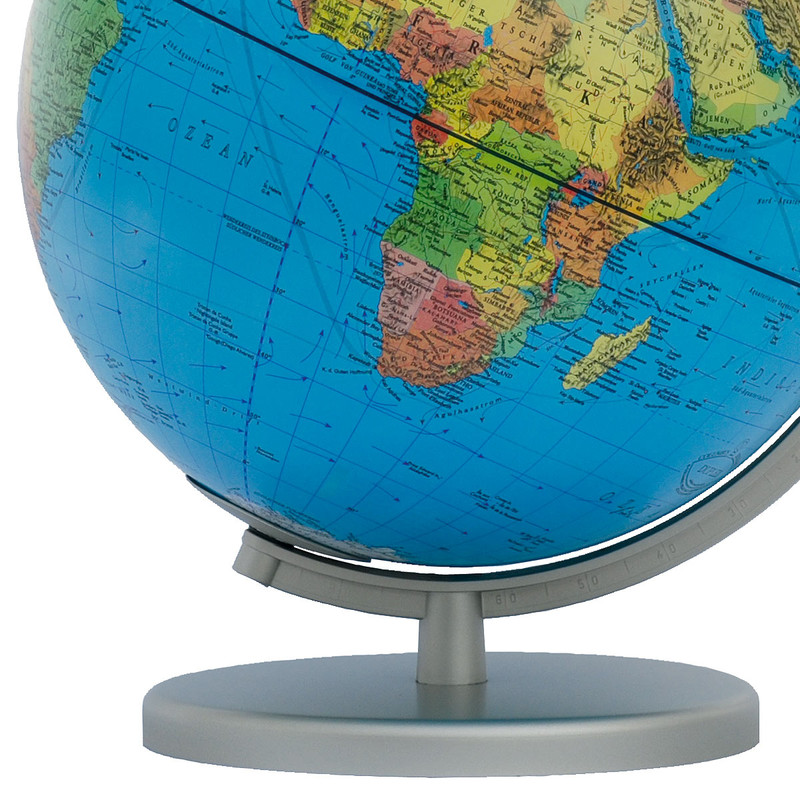 Globe Columbus Duplex argent 30cm