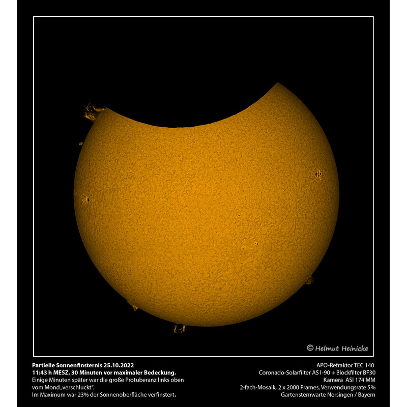 Lunette apochromatique TEC Apochromatischer Refraktor AP 140/980 f/7 140FL