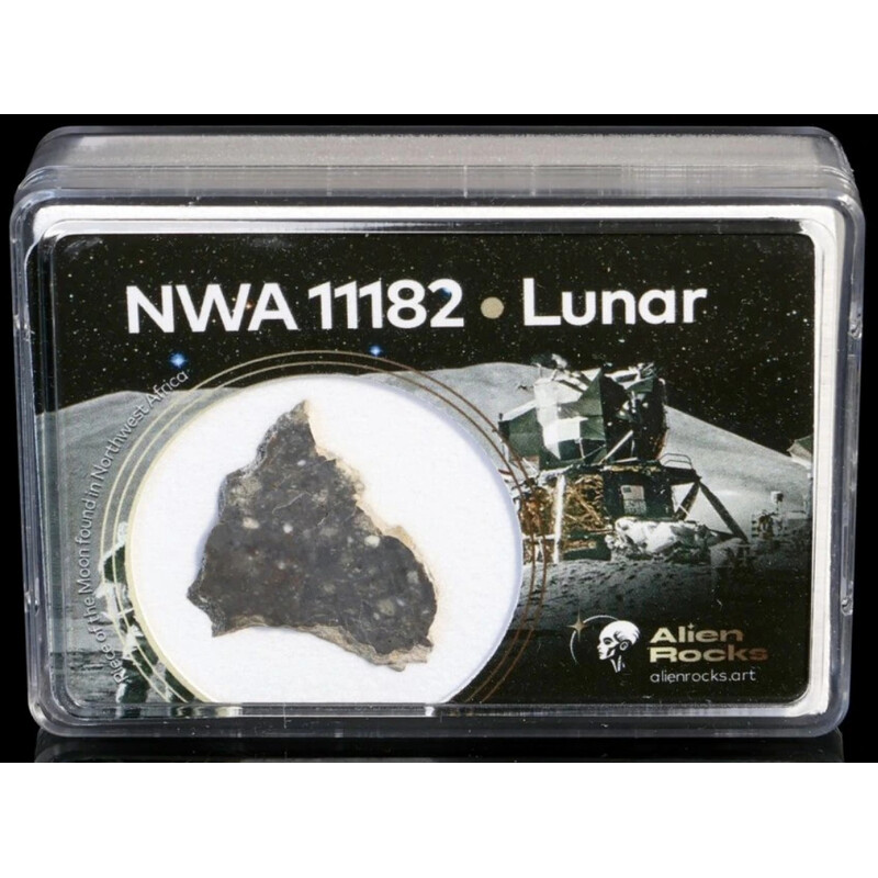 Alien Rocks Météorites lunaires NWA 11182 1,5 - 2 grammes