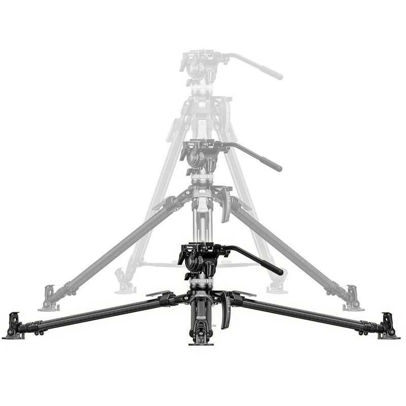 Leofoto Carbon-Dreibeinstativ LVF-143C+FH-5L