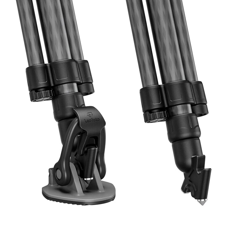 Leofoto Carbon-Dreibeinstativ LVF-143C+FH-5L