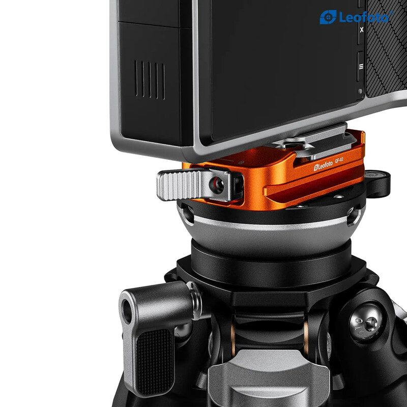 Leofoto Schnellkupplung QF-02+QP-38 Orange