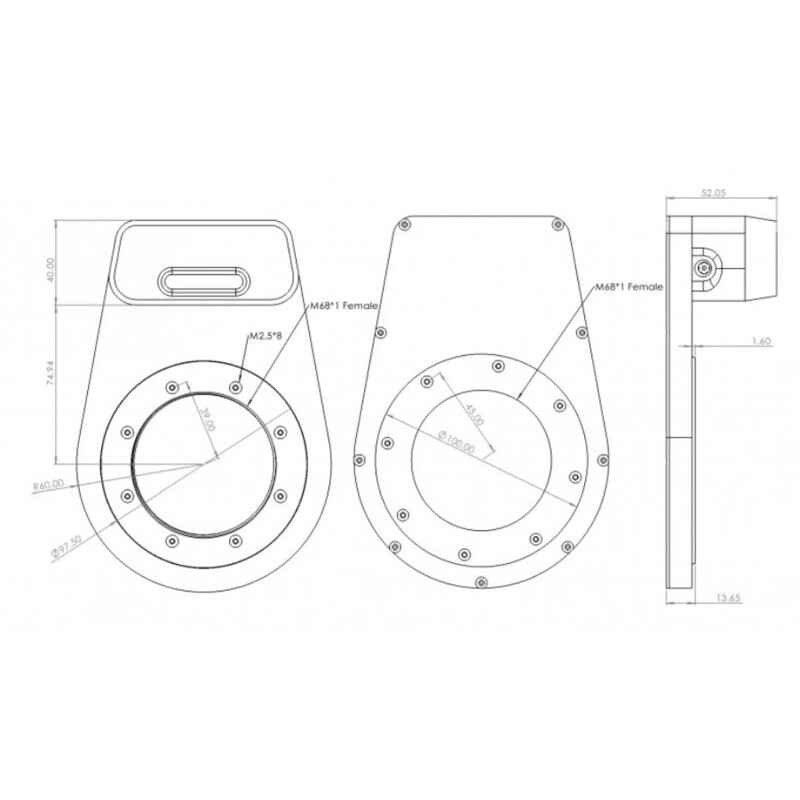 Rotateur Wanderer Astro Lite V2 M68