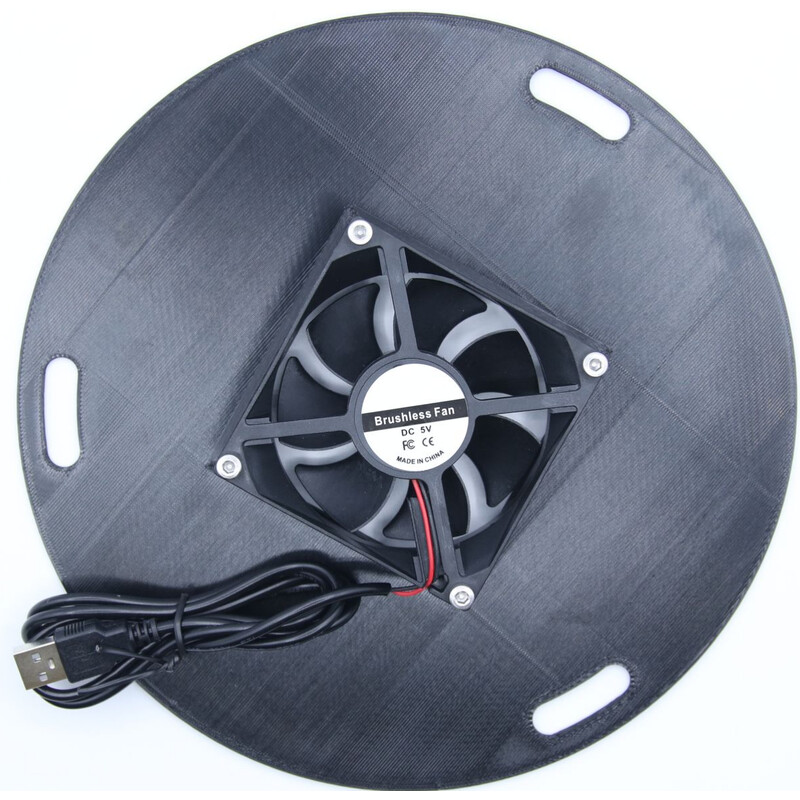 Astroprints Couvercle de miroir pour Skywatcher Newton 8" avec ventilateur