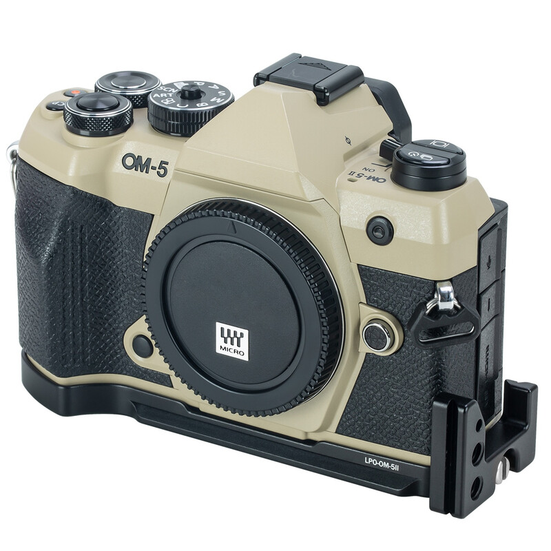 Leofoto L-Halterung LPO-OM-5II passend für OM-5 II schwarz