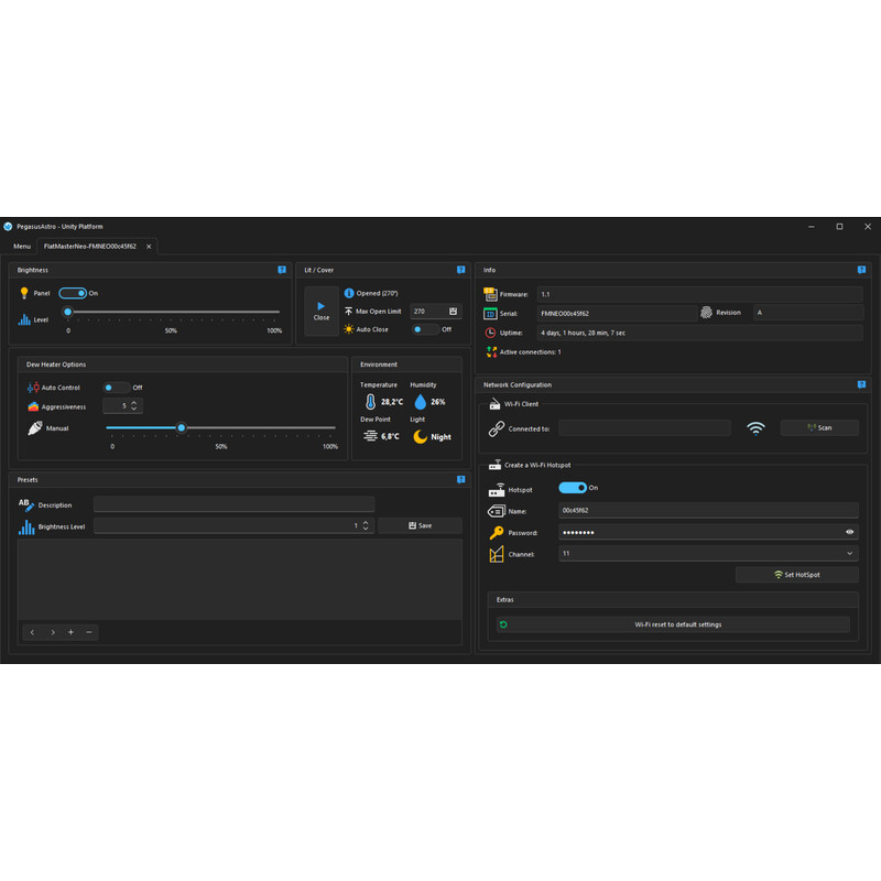 PegasusAstro Flatfieldmaske FlatMaster 120 Neo