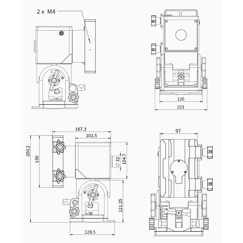 ZWO Montierung AM7 Harmonic Equatorial