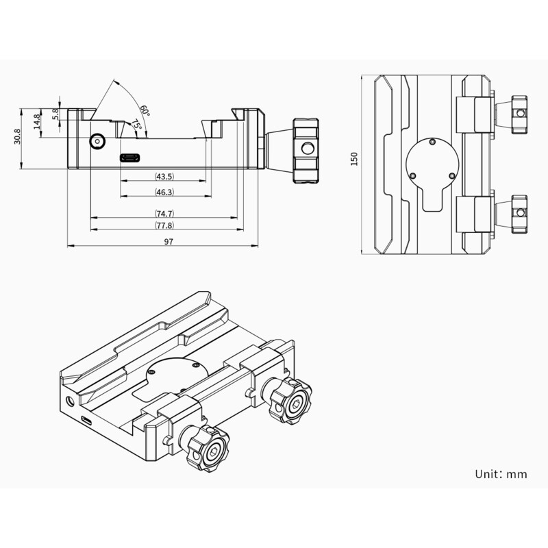 Monture ZWO AM7 Harmonic Equatorial