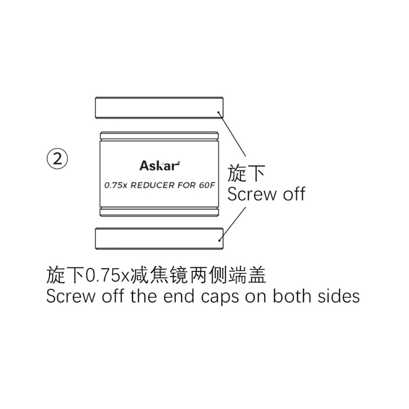 Askar Réducteur 0,75x 60F