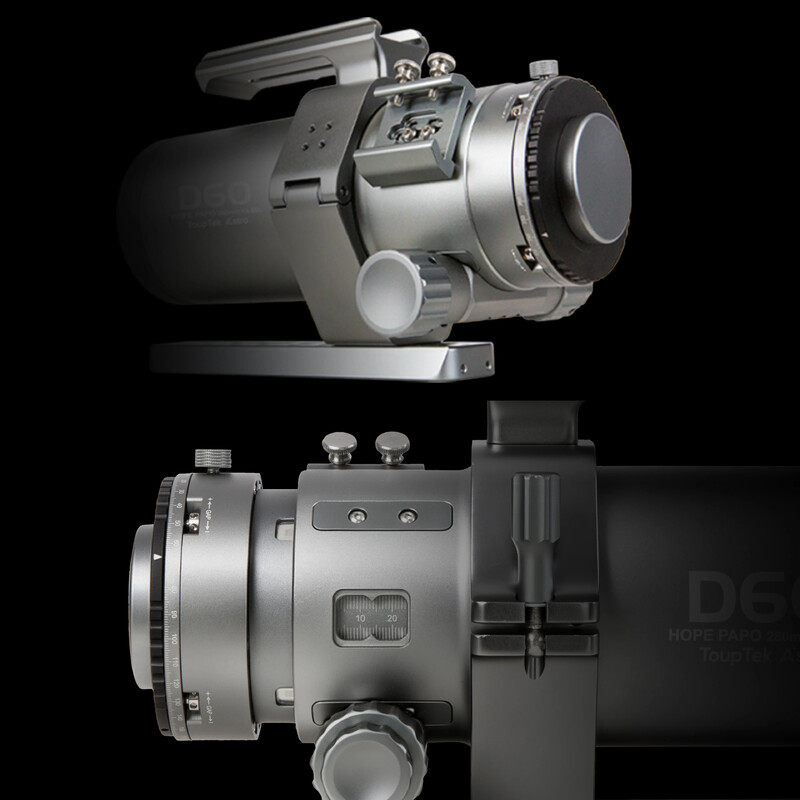 Lunette apochromatique ToupTek HOPE D60 60/280 Tilter