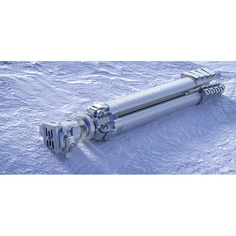 Leofoto Carbon-Dreibeinstativ AZ-235C+MBH-30 Azure Full silver