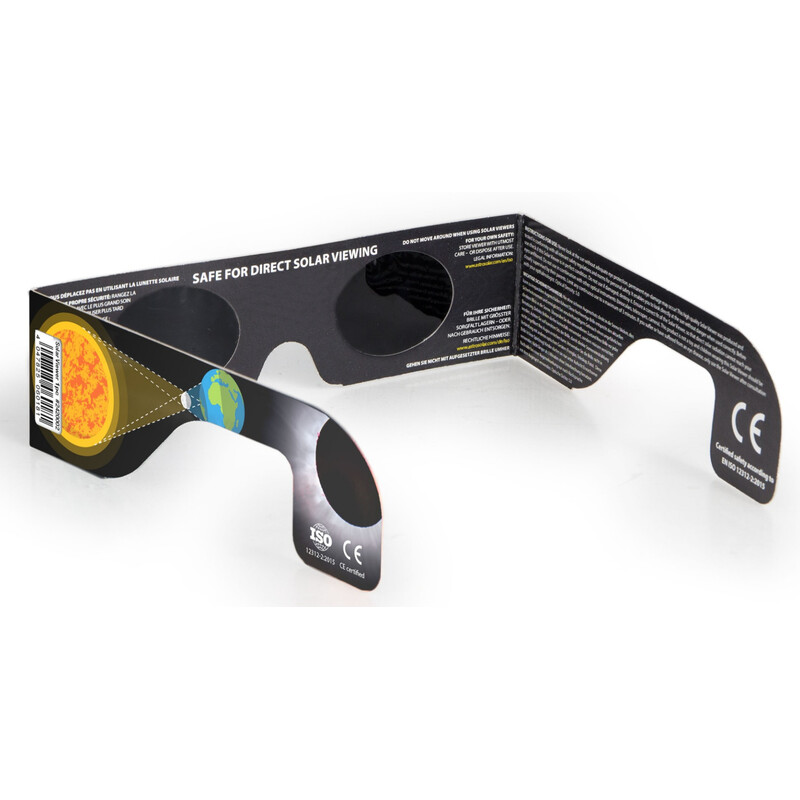 Baader Sonnenfinsternis-Brille Sonnenfinsternis Sofi Beobachtungsbrille Solar Viewer AstroSolar® 100 Stück