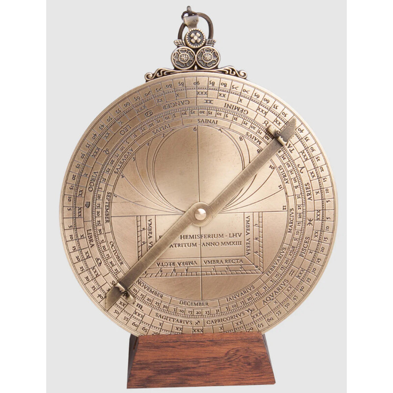 Hemisferium Astrolabe d'après Hartmann, 15 cm