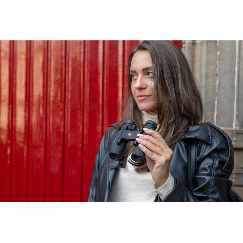 Jumelles Leica Noctivid 8x25 noir revêtu de cuir