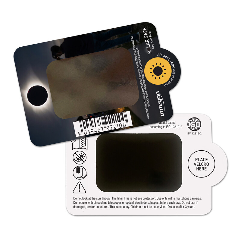 Filtres solaires Omegon Sonnenfilter Solar Safe Easy Cam Filter