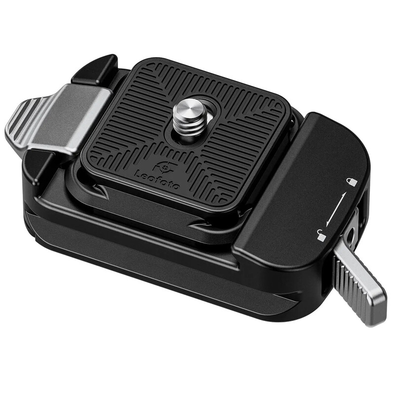Leofoto Schnellkupplung QF-02+QP-38 black