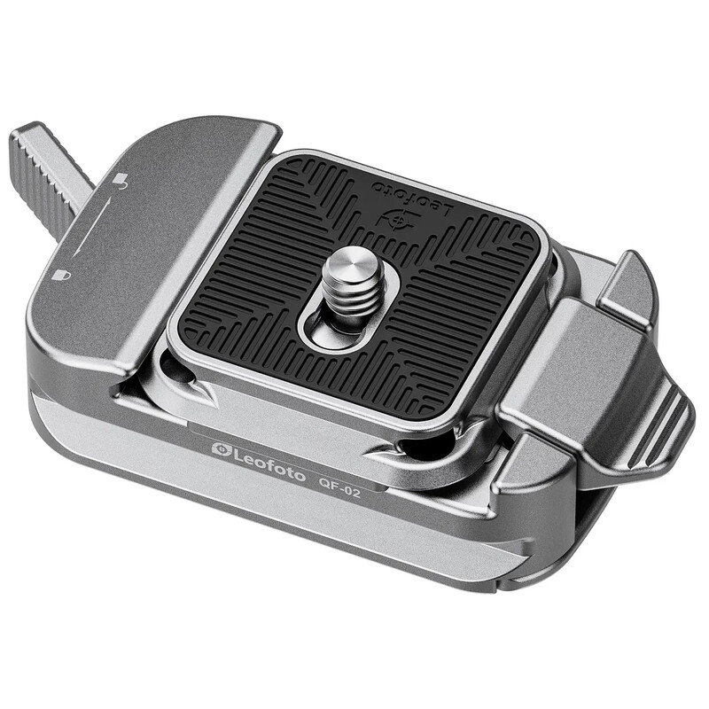 Leofoto Schnellkupplung QF-02+QP-38 silver