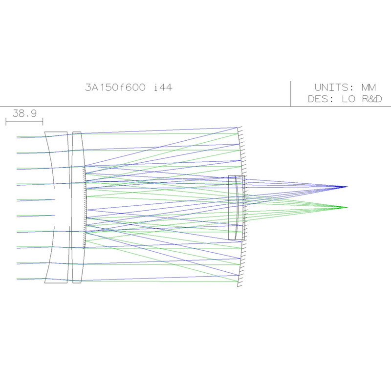 LOic Teleskop Astrograph 150/600 i44