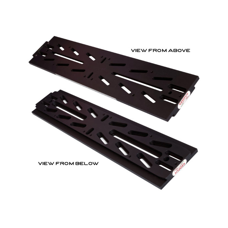 Geoptik Rail à prisme de type Losmandy 450 mm, noir