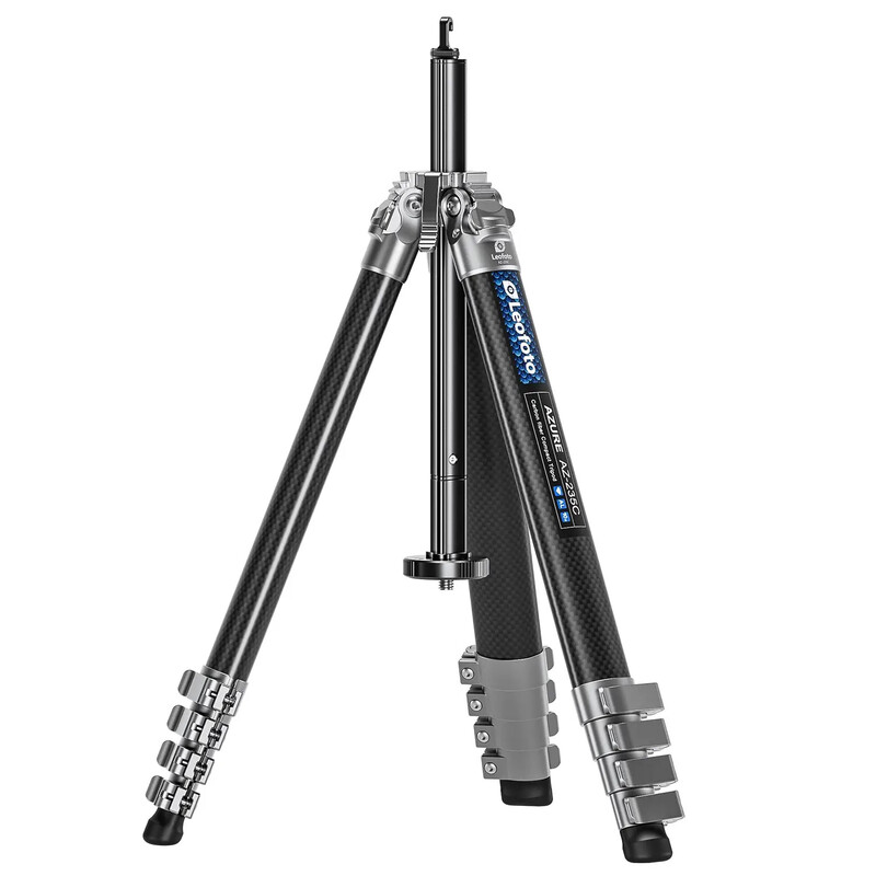 Leofoto Carbon-Dreibeinstativ AZ-235C+MBH-30 Azure Half Silver