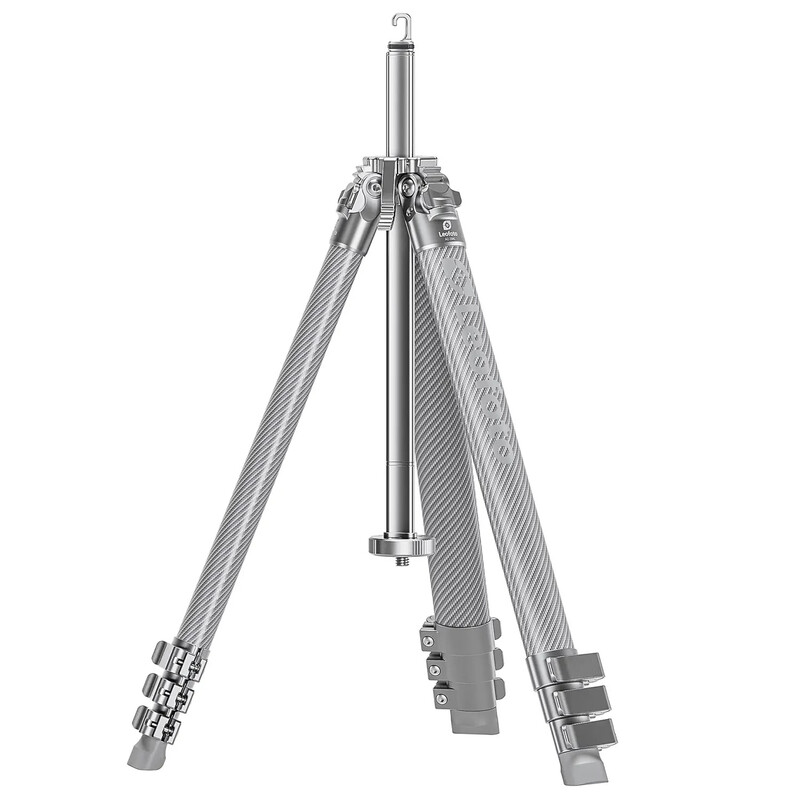 Leofoto Carbon-Dreibeinstativ AZ-204C+MBH-30 Azure Full Silver