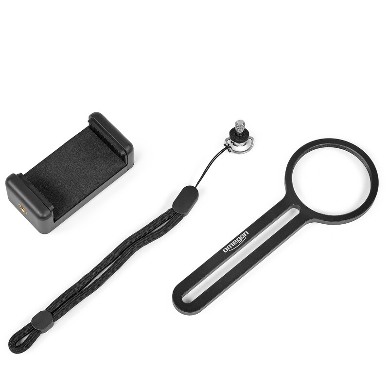 Filtres solaires Omegon Porte-filtre Deluxe pour Smartphone avec pince