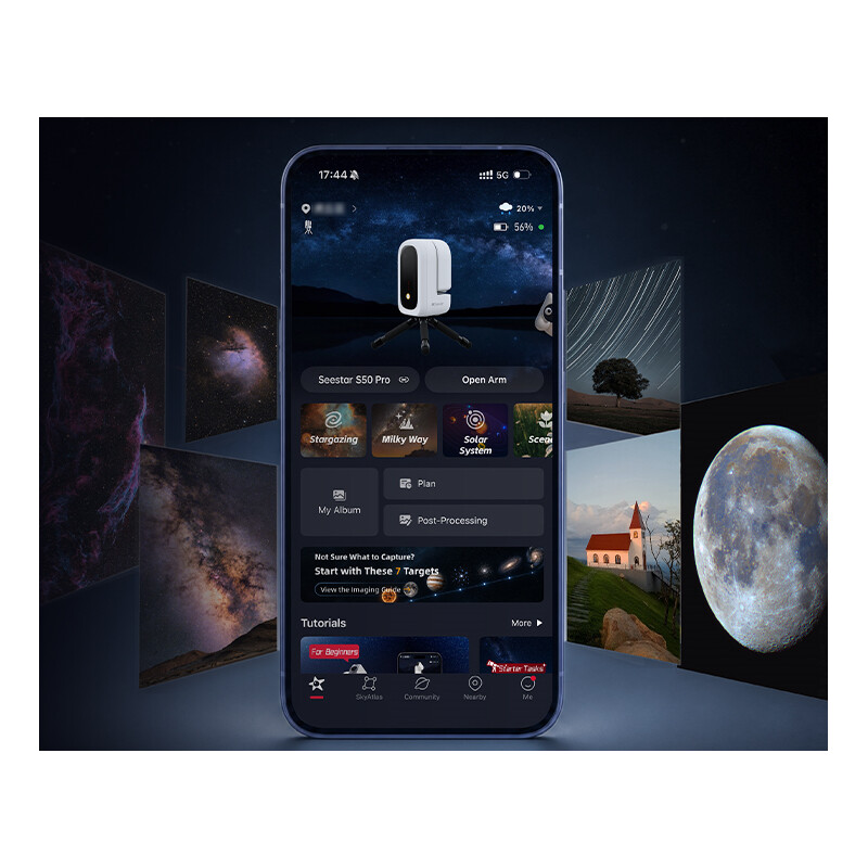 Smart Telescope ZWO AP 50/260 Seestar S50 Pro