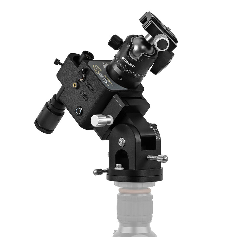 Monture Omegon Kit Segugio Tracker avec rotule, table équatoriale Deluxe et viseur polaire