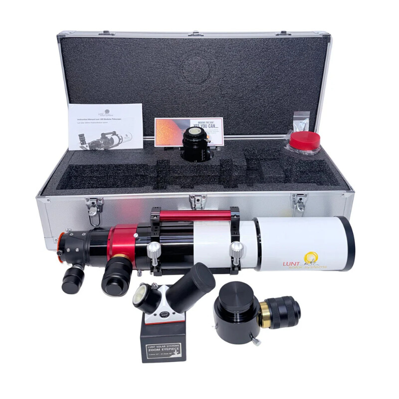 Télescope solaire Lunt Solar Systems ST 100/700 LS100MT Ha / B1800 PT DS Premium PLUS Kit