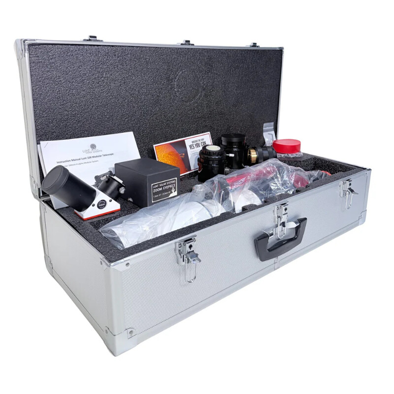 Lunt Solar Systems Sonnenteleskop ST 100/700 LS100MT Ha / B1800 PT DS Premium PLUS Kit