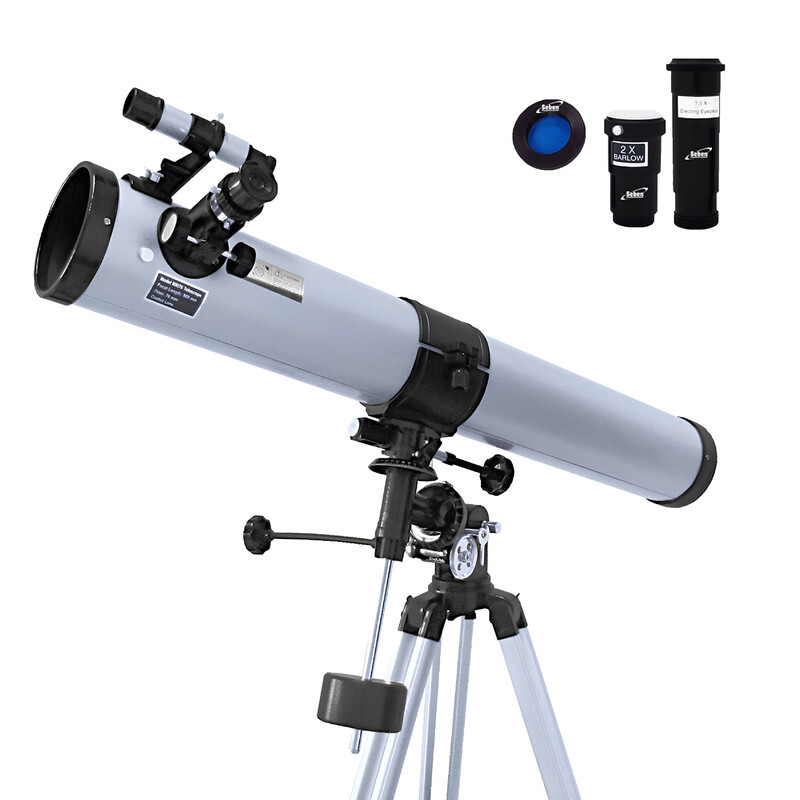 Seben 76/900 EQ2 Reflektor Teleskop Spiegelteleskop Fernrohr Astronomie