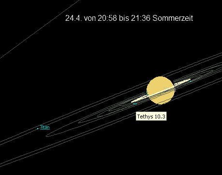 Saturn am 24.4.2010
