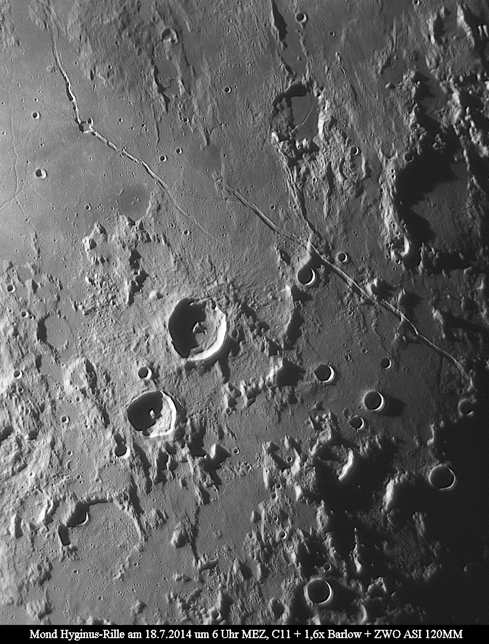 Hyginus- und Aridaeus-Rille