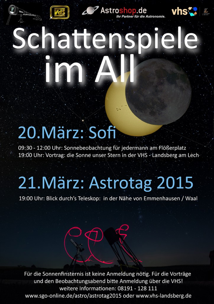 Sonnenfinsternis in Landsberg