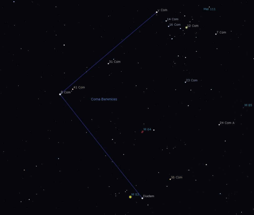 DeepSky-Objekte in Coma Berenice