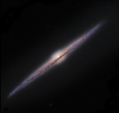 Die Edge-On-Galaxie NGC4565 Quelle: Universe2go